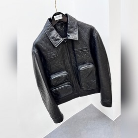 Мужская кожаная куртка Louis Vuitton： 