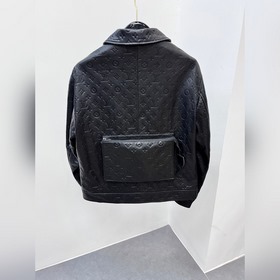 Мужская кожаная куртка Louis Vuitton： 