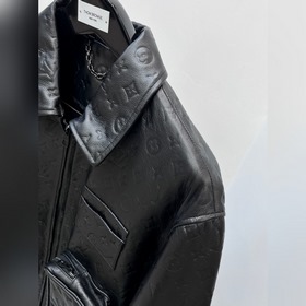 Мужская кожаная куртка Louis Vuitton： 