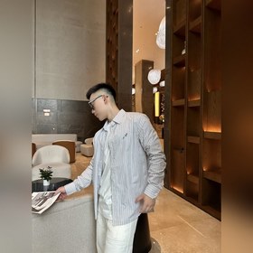 Рубашка LOUIS VUITTON с жаккардовой вы