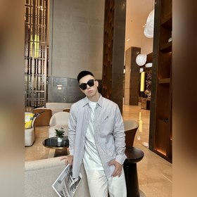 Рубашка LOUIS VUITTON с жаккардовой вы