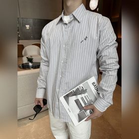 Рубашка LOUIS VUITTON с жаккардовой вы