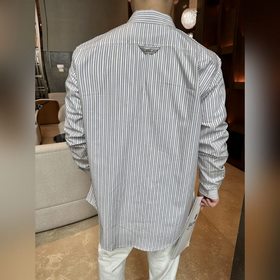 Рубашка LOUIS VUITTON с жаккардовой вы