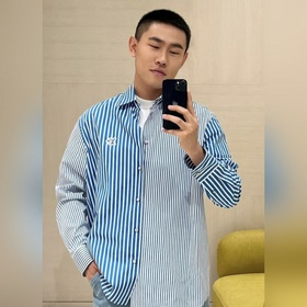 Рубашка LOUIS VUITTON 26SS с полосками