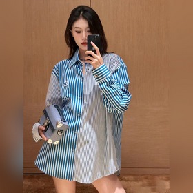 Рубашка LOUIS VUITTON 26SS с полосками