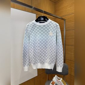 LOUIS VUITTON Трикотажный свитер с кру