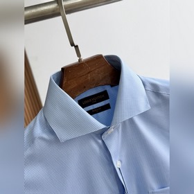 Мужская рубашка с короткими рукавами L