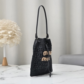 Черная тканая сумка Lucky Bag 5ND016 N