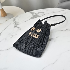 Черная тканая сумка Lucky Bag 5ND016 N