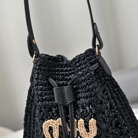Черная тканая сумка Lucky Bag 5ND016 N