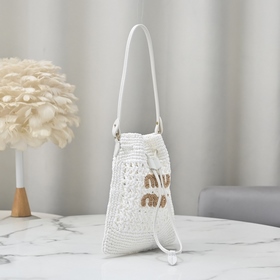 Белая тканая сумка Lucky Bag Woven Han