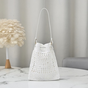 Белая тканая сумка Lucky Bag Woven Han