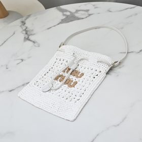 Белая тканая сумка Lucky Bag Woven Han