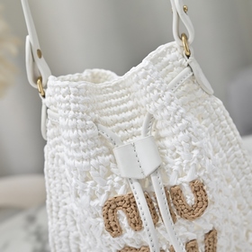 Белая тканая сумка Lucky Bag Woven Han