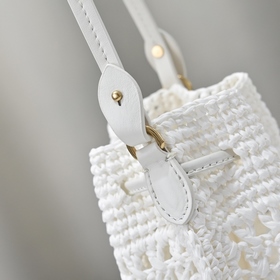 Белая тканая сумка Lucky Bag Woven Han