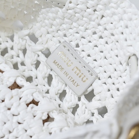 Белая тканая сумка Lucky Bag Woven Han