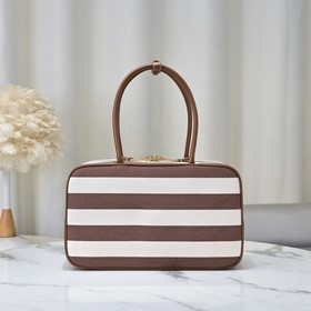5BB117 Brown Stripe, новый холщовый по