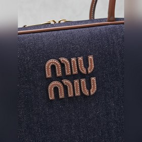 5BB117MiuMIUMIU Новый холщовый портфел