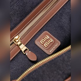 5BB117MiuMIUMIU Новый холщовый портфел
