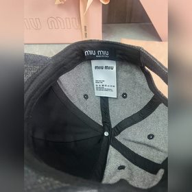 Новая бейсболка MIUMIU Эта джинсовая б