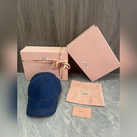 Новая бейсболка MIUMIU Эта джинсовая б