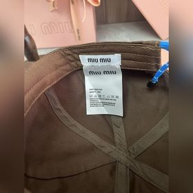 MiUMIU Новая бейсболка Дизайн без кост