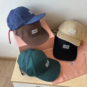 MiuMiu Высококачественная бейсболка из