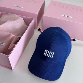 MiuMiu Высококачественная бейсболка из