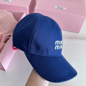 MiuMiu Высококачественная бейсболка из