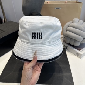 Miu 26SS Новая рыбацкая шляпа из канва