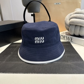 Miu 26SS Новая рыбацкая шляпа из канва