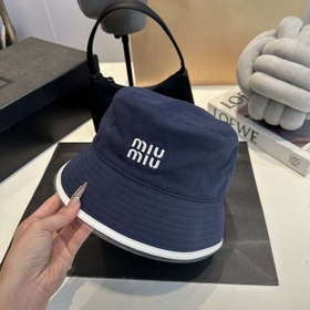 Miu 26SS Новая рыбацкая шляпа из канва