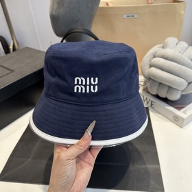 Miu 26SS Новая рыбацкая шляпа из канва