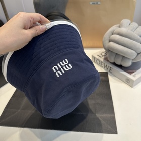 Miu 26SS Новая рыбацкая шляпа из канва