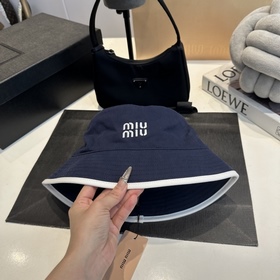 Miu 26SS Новая рыбацкая шляпа из канва