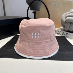 Miu 26SS Новая рыбацкая шляпа из канва