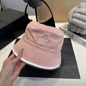 Miu 26SS Новая рыбацкая шляпа из канва