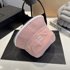 Miu 26SS Новая рыбацкая шляпа из канва