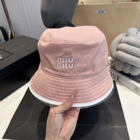 Miu 26SS Новая рыбацкая шляпа из канва