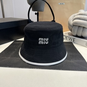 Miu 26SS Новая рыбацкая шляпа из канва