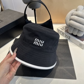 Miu 26SS Новая рыбацкая шляпа из канва