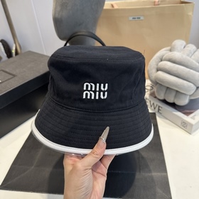 Miu 26SS Новая рыбацкая шляпа из канва