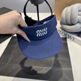 Спортивная кепка MIUMIU с открытым вер