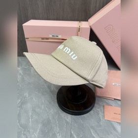 Аутентичная бейсболка MIUMIU цвета мак