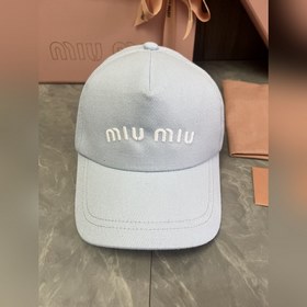 Аутентичная бейсболка MIUMIU цвета мак