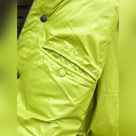 Пуховик Moncler — синие и зеленые пухо