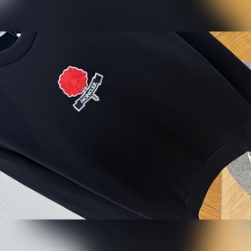 Свитшот Moncler с цветочным вышитым уз