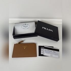 Карман для карт PRADA из тонкой оленье