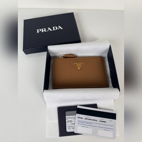 Карман для карт PRADA из тонкой оленье