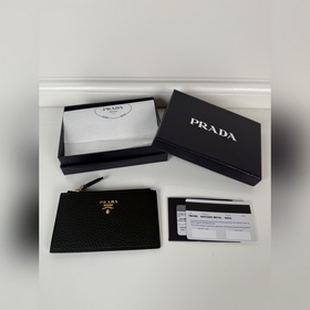 Карман для карт PRADA из тонкой оленье